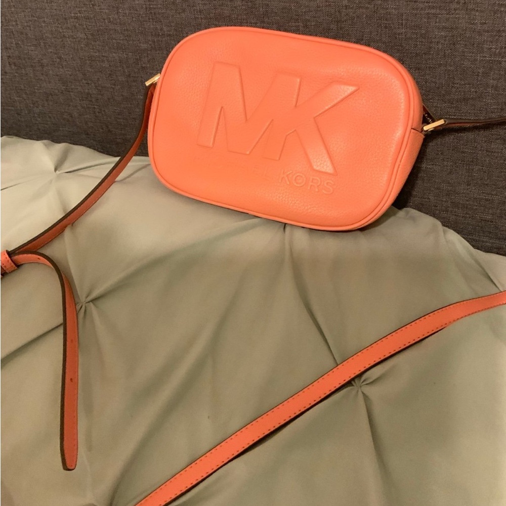 Michael Kors Peach Crossbody Bag